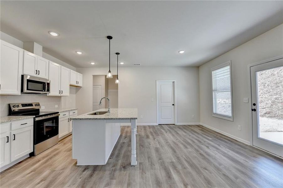 Furnished interior view inside a new home in , Dacula (Image 7).