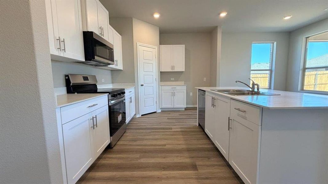 Furnished interior view inside a new home in Lankford Farms, Cleburne (Image 7). Furnished interior view inside a new home in Lankford Farms, Cleburne (Image 7).