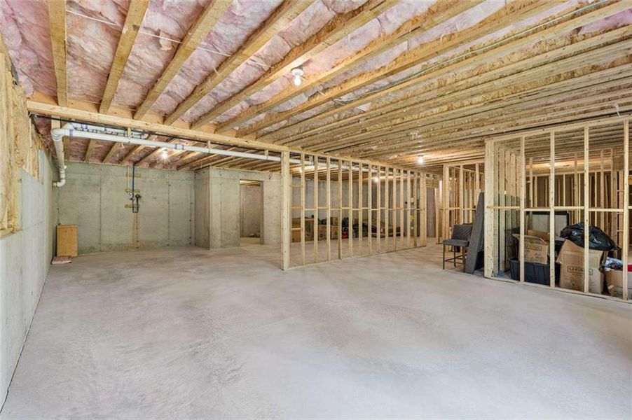 In-progress construction of a new home in , Waleska, GA (Image 61).