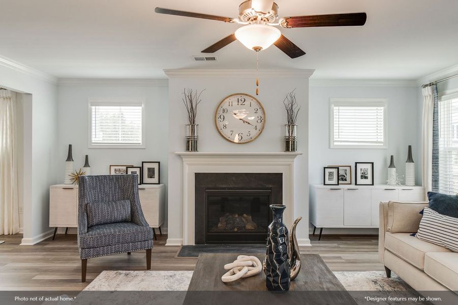 Furnished interior view inside a new home in Citadel Point at Southbridge, Sneads Ferry (Image 13). Furnished interior view inside a new home in Citadel Point at Southbridge, Sneads Ferry (Image 13).