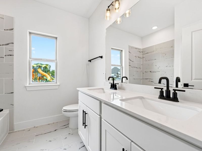 Furnished interior view inside a new home in Waverly Estates, Josephine (Image 12).