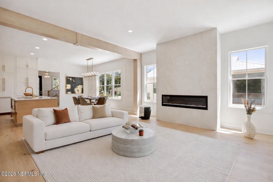 Furnished interior view inside a new home in , Fernandina Beach (Image 17).