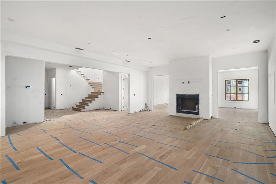 In-progress construction of a new home in , Milton, GA (Image 29).