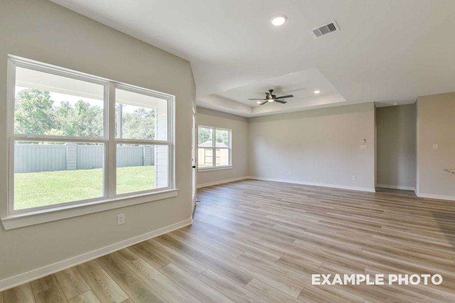 Representative unfurnished interior of a home built from the The Daphne by Davidson Homes LLC in Sundance Cove, Crosby (Image 21).