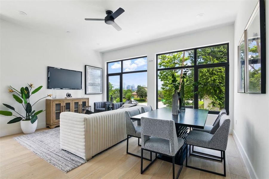 Furnished interior view inside a new home in , Dallas (Image 15).