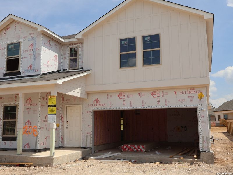 In-progress construction of a new home in Agave, San Antonio, TX (Image 29).