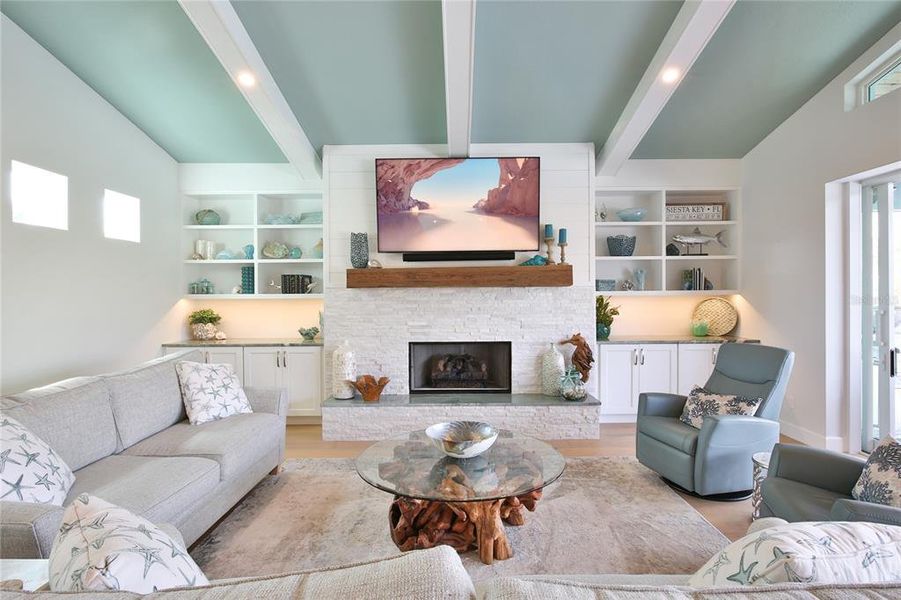 Furnished interior view inside a new home in , Sarasota (Image 23).