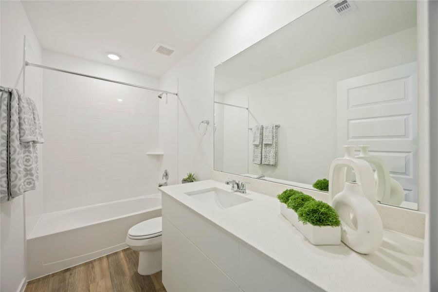 Furnished interior view inside a new home in Mansfield Estates, Houston (Image 12).