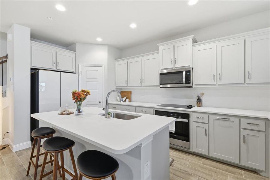 Furnished interior view inside a new home in , Watauga (Image 8).
