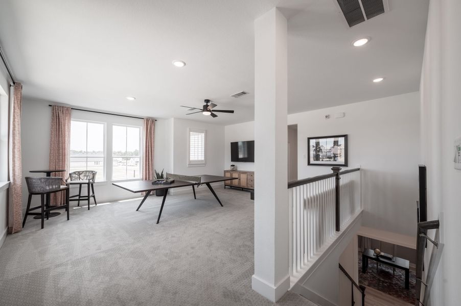 Representative furnished interior of a home built from the Wren by Tri Pointe Homes in Trillium, Richmond (Image 18). Representative furnished interior of a home built from the Wren by Tri Pointe Homes in Trillium, Richmond (Image 18).