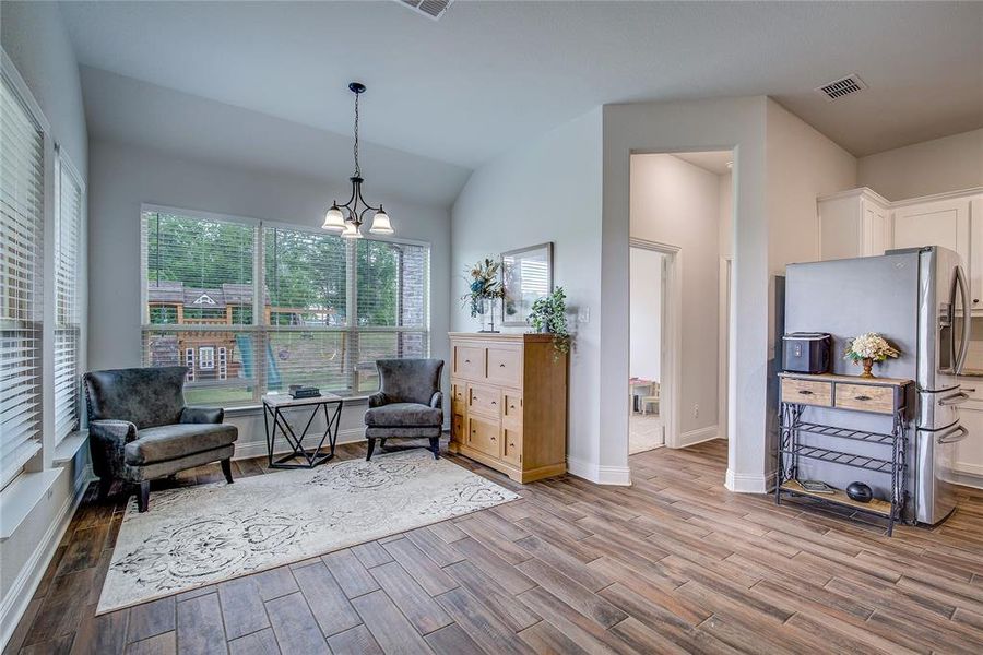 Furnished interior view inside a new home in , Lone Oak (Image 15). Furnished interior view inside a new home in , Lone Oak (Image 15).