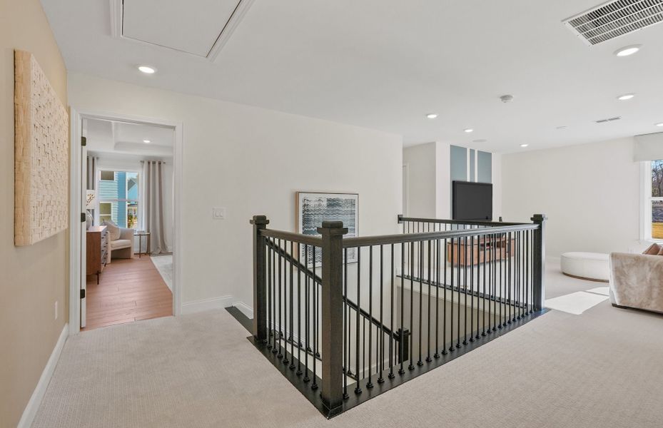 Furnished interior view inside a new home in Cannon Run, Concord (Image 10). Furnished interior view inside a new home in Cannon Run, Concord (Image 10).