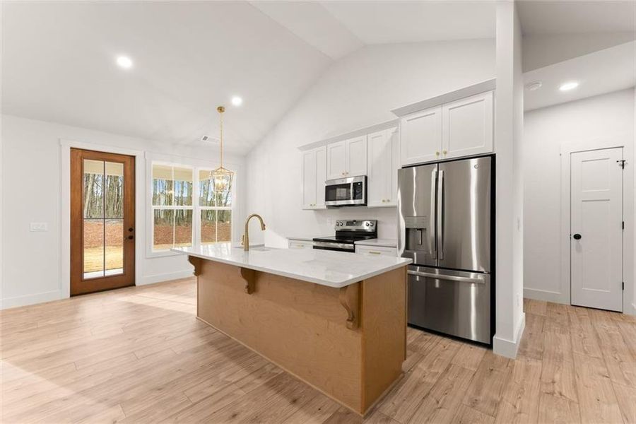 Furnished interior view inside a new home in , Cleveland (Image 7).