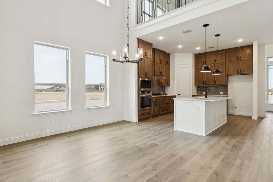 Furnished interior view inside a new home in Timberbrook, Justin (Image 9). Furnished interior view inside a new home in Timberbrook, Justin (Image 9).