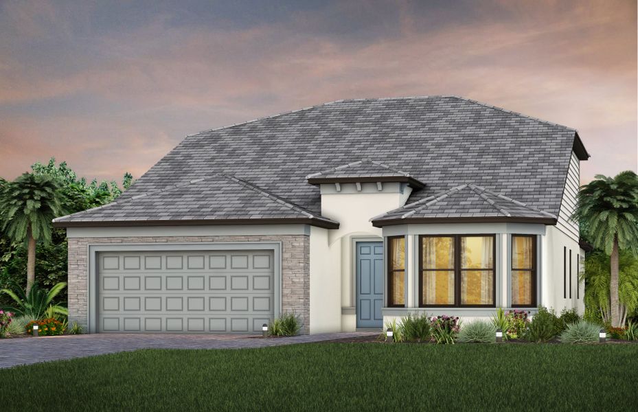 Exterior FM3 with stone detail Exterior FM3 with stone detail