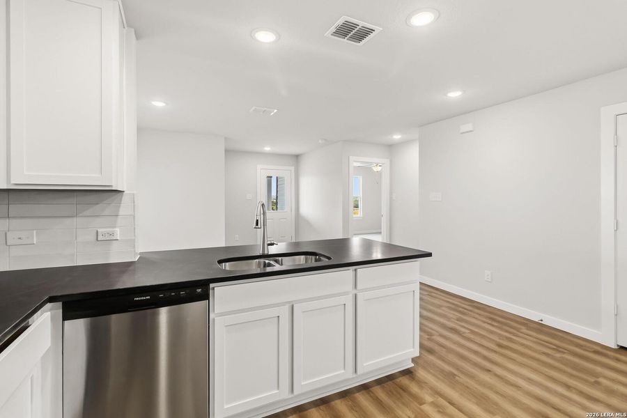 Furnished interior view inside a new home in Katzer Ranch, Converse (Image 13).