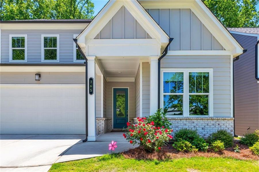 Exterior details and patio area of a home in , Holly Springs (Image 4). Exterior details and patio area of a home in , Holly Springs (Image 4).