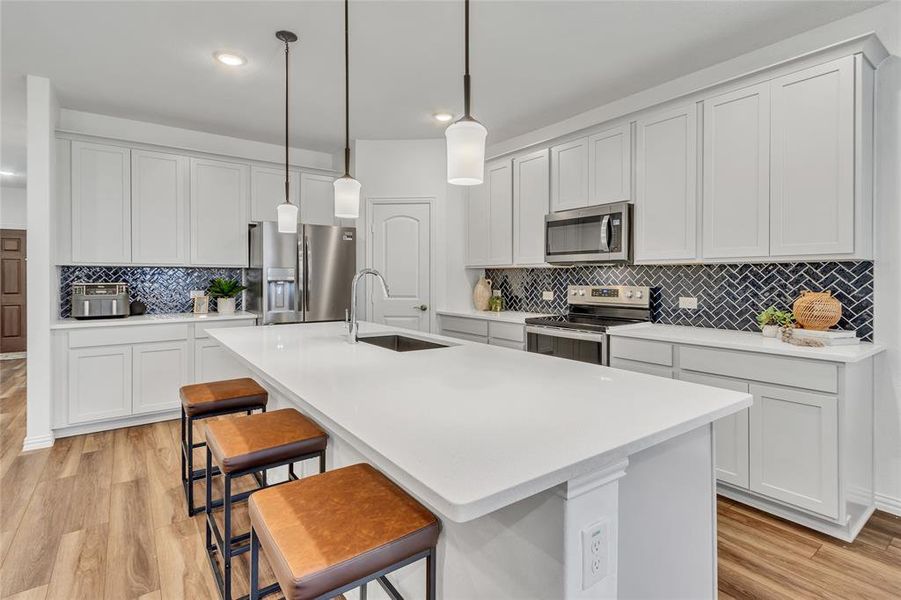 Furnished interior view inside a new home in , Fort Worth (Image 21). Furnished interior view inside a new home in , Fort Worth (Image 21).