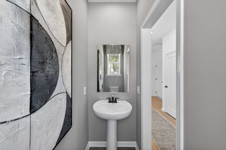 Representative furnished interior of a home built from the Hanover by Tri Pointe Homes in Amplitude, Charlotte (Image 16).