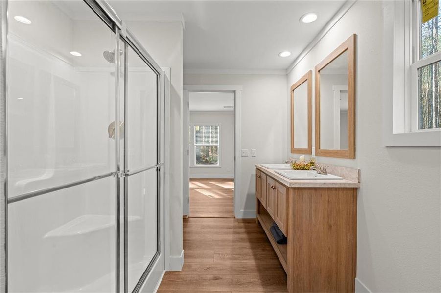 Furnished interior view inside a new home in , Bremen (Image 11). Furnished interior view inside a new home in , Bremen (Image 11).