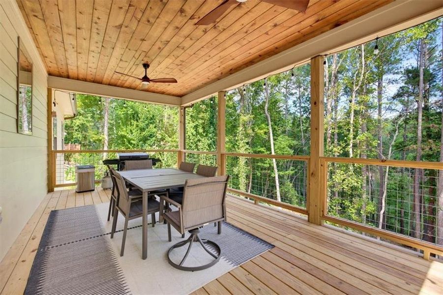 Exterior details and patio area of a home in , Ball Ground (Image 25).