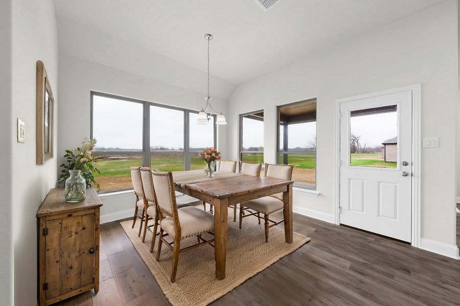 Furnished interior view inside a new home in Mallard Point, Greenville (Image 9). Furnished interior view inside a new home in Mallard Point, Greenville (Image 9).