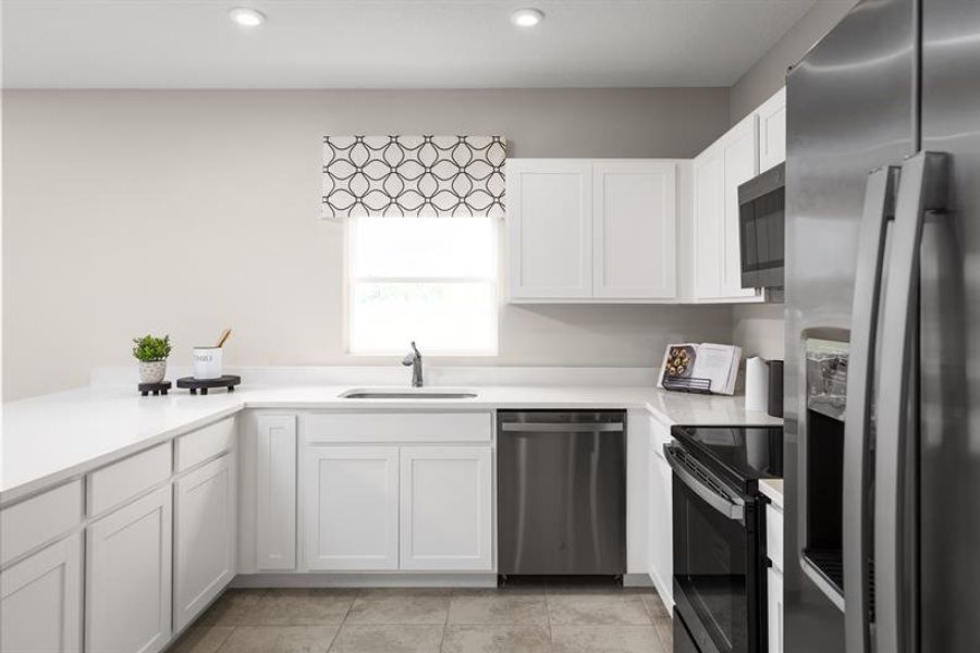 Representative furnished interior of a home built from the Willow by Ryan Homes in Vista Trace, Belleview (Image 4).