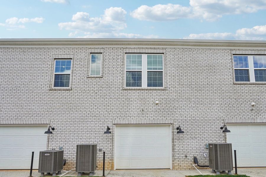 Exterior details and patio area of a home in Promenade at Clari Park, Murfreesboro (Image 13).