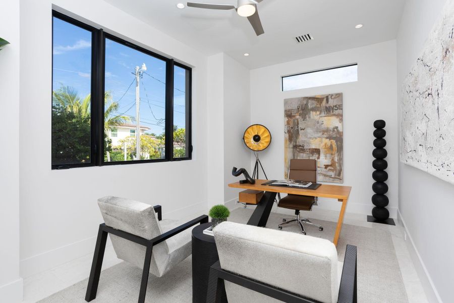 Furnished interior view inside a new home in , Boca Raton (Image 66). Furnished interior view inside a new home in , Boca Raton (Image 66).