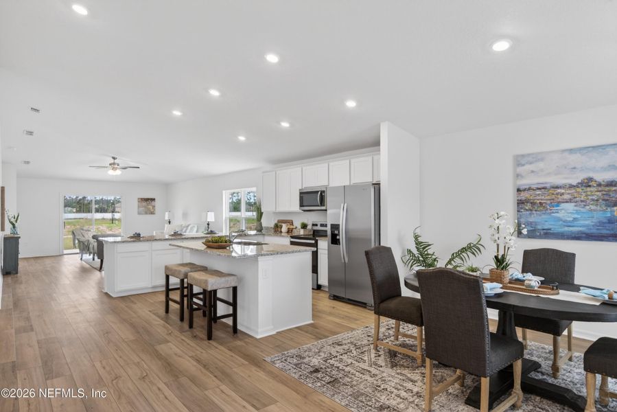 Furnished interior view inside a new home in , Jacksonville (Image 15).