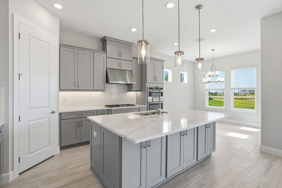Representative furnished interior of a home built from the Monte by Taylor Morrison in Esplanade at McKinnon Groves, Winter Garden (Image 6). Representative furnished interior of a home built from the Monte by Taylor Morrison in Esplanade at McKinnon Groves, Winter Garden (Image 6).