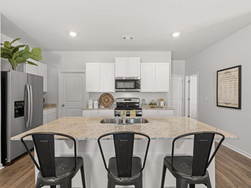 Furnished interior view inside a new home in Lost Creek, Dallas (Image 35).