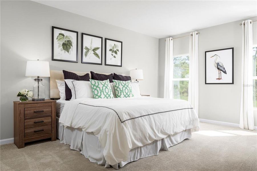 Furnished interior view inside a new home in Lakeside Preserve, Lakeland (Image 4).