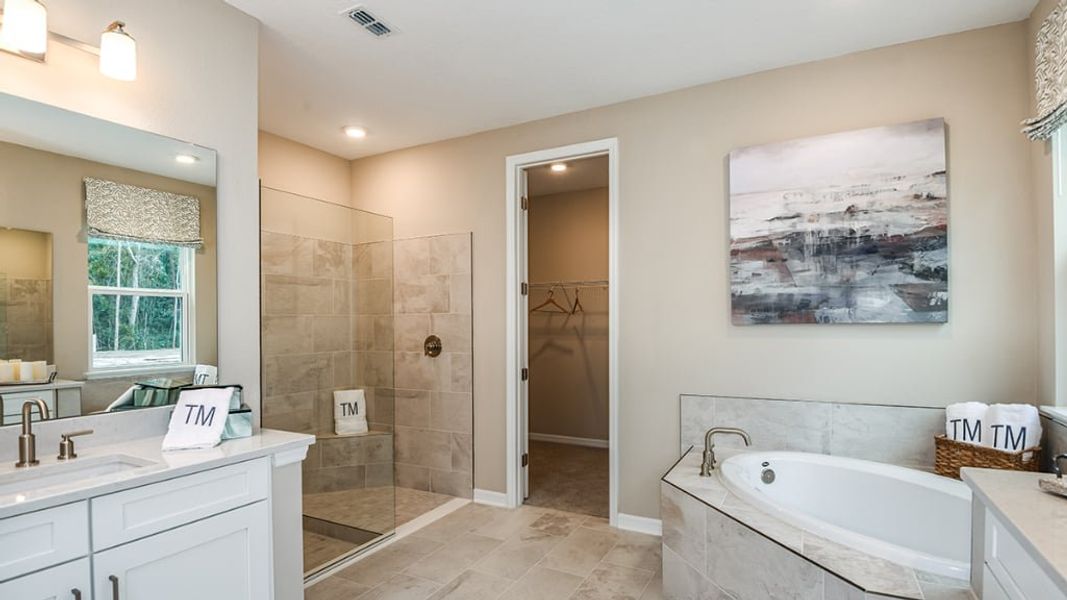 Furnished interior view inside a new home in Headwaters at Lofton Creek, Yulee (Image 19).