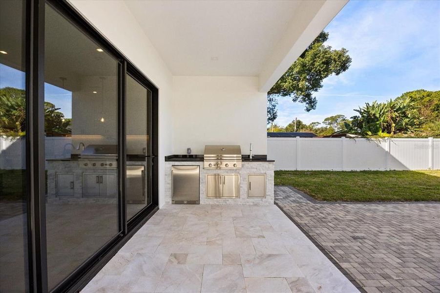 Exterior details and patio area of a home in , Orlando (Image 3). Exterior details and patio area of a home in , Orlando (Image 3).
