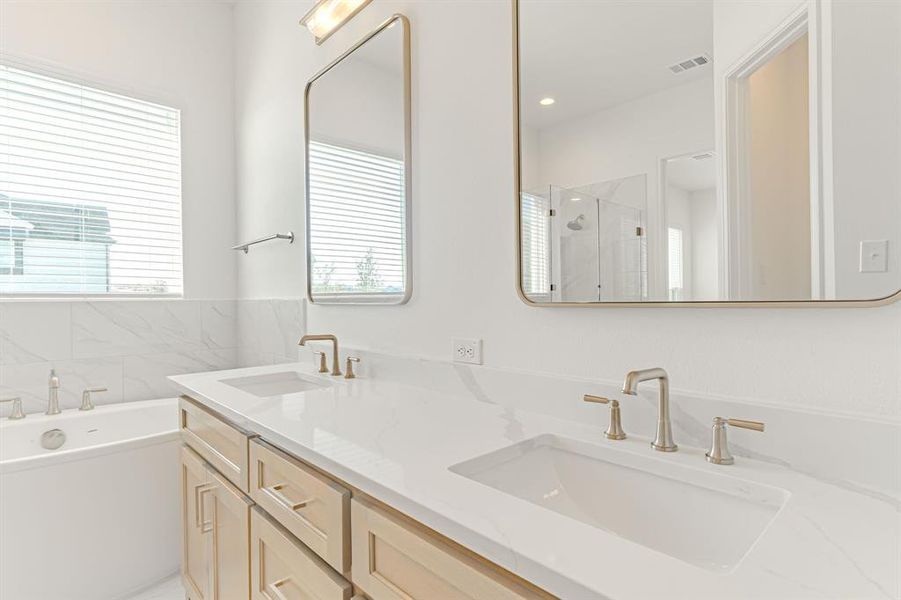 Furnished interior view inside a new home in , Aledo (Image 9). Furnished interior view inside a new home in , Aledo (Image 9).