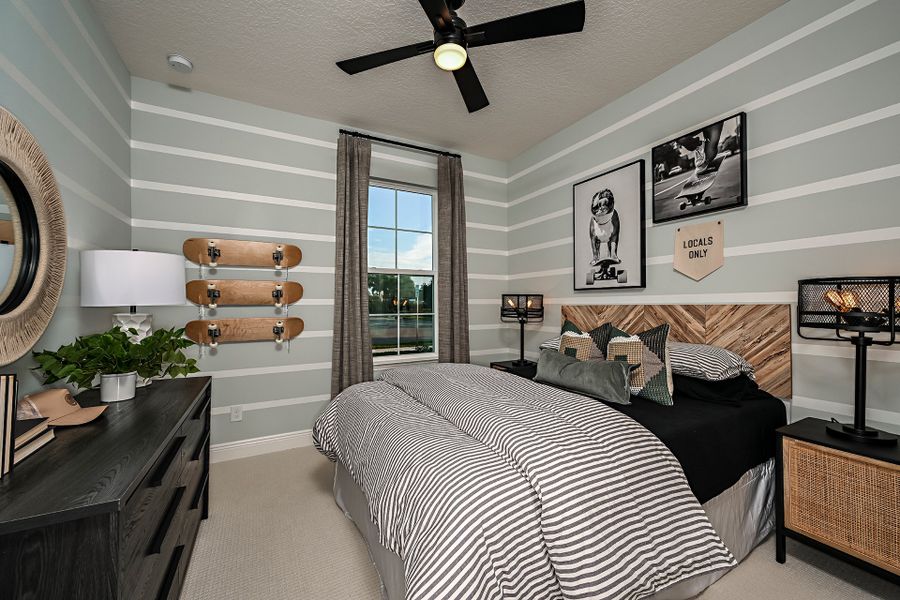 Representative furnished interior of a home built from the Briella by Risewell Homes in Country Club Estates, Palm Bay (Image 3).