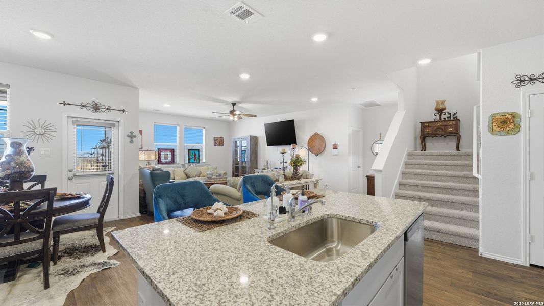 Furnished interior view inside a new home in Swenson Heights, Seguin (Image 13).