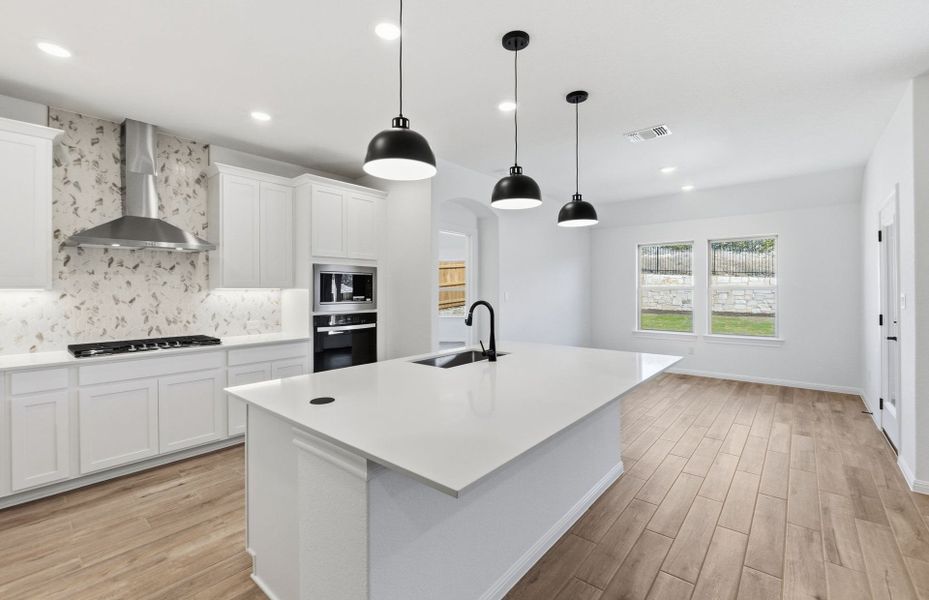 Furnished interior view inside a new home in West Cypress Hills, Spicewood (Image 12). Furnished interior view inside a new home in West Cypress Hills, Spicewood (Image 12).