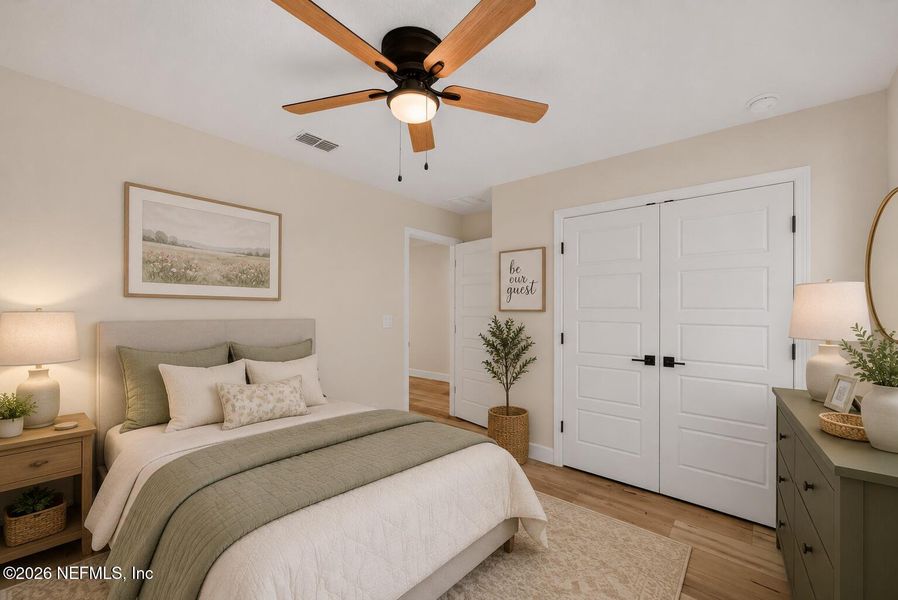 Furnished interior view inside a new home in , Jacksonville (Image 14). Furnished interior view inside a new home in , Jacksonville (Image 14).