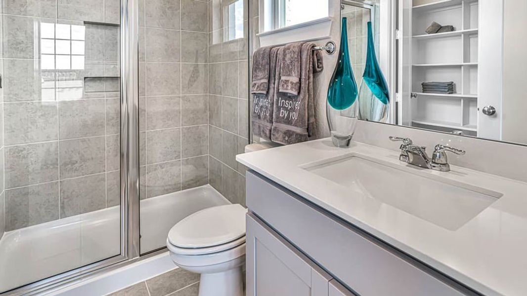 Furnished interior view inside a new home in Avalon at Cypress, Cypress (Image 35).