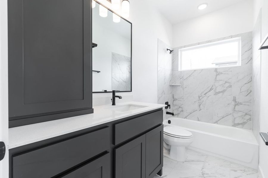 Furnished interior view inside a new home in Rough Hollow The District, Lakeway (Image 7). Furnished interior view inside a new home in Rough Hollow The District, Lakeway (Image 7).