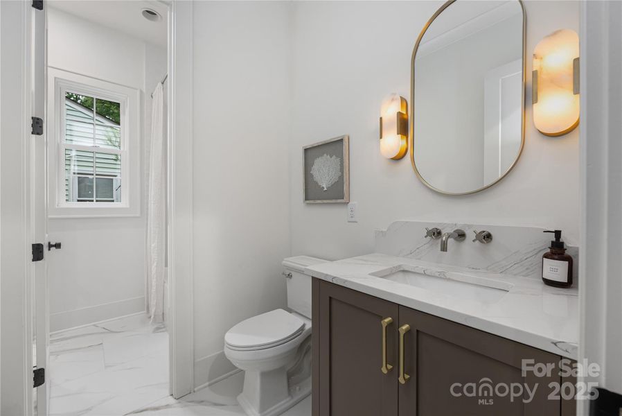 Full bath on main floor