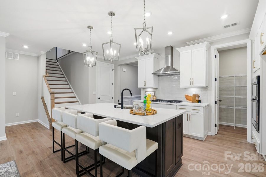 Furnished interior view inside a new home in Roseshire Chase, Huntersville (Image 30).