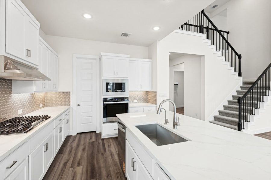 Furnished interior view inside a new home in Blackhawk, Pflugerville (Image 9).