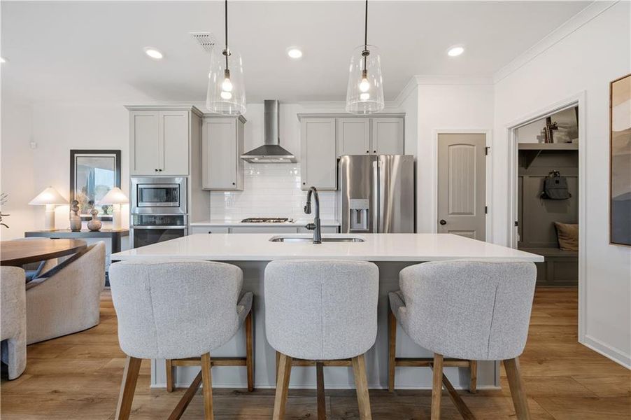 Furnished interior view inside a new home in Avery Landing, McDonough (Image 6).