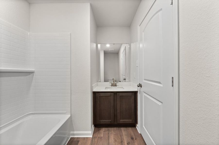 Furnished interior view inside a new home in Cresson Estates, Cresson (Image 6).