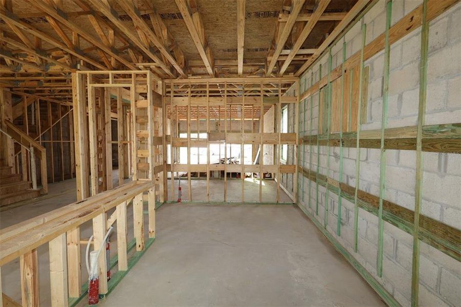 In-progress construction of a new home in Persimmon Place – Garden Series, Wesley Chapel, FL (Image 8). In-progress construction of a new home in Persimmon Place – Garden Series, Wesley Chapel, FL (Image 8).