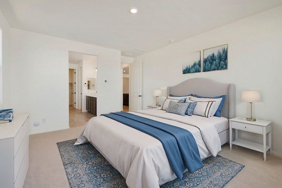 Furnished interior view inside a new home in Windrose V, Waddell (Image 7).