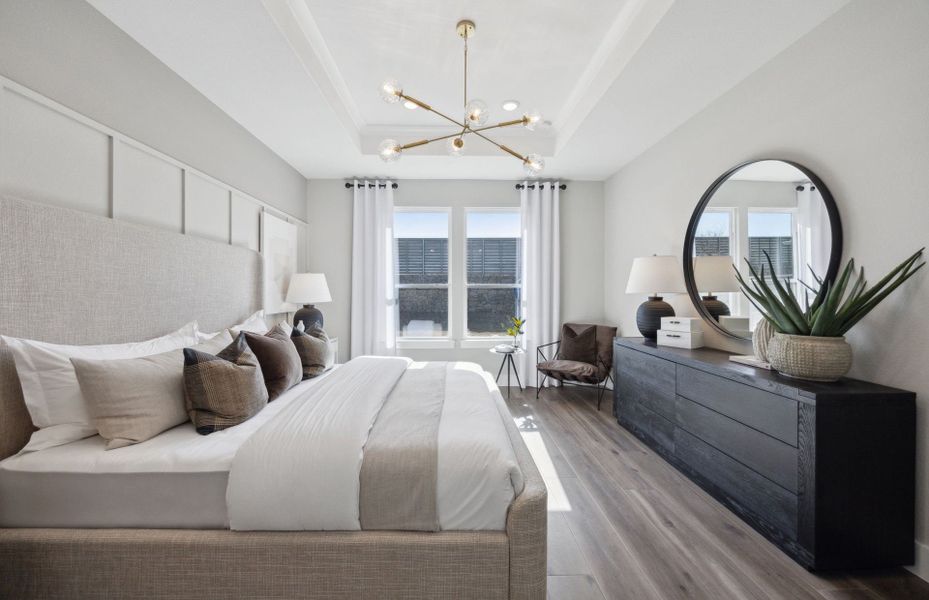 Furnished interior view inside a new home in Treeline, Justin (Image 23).